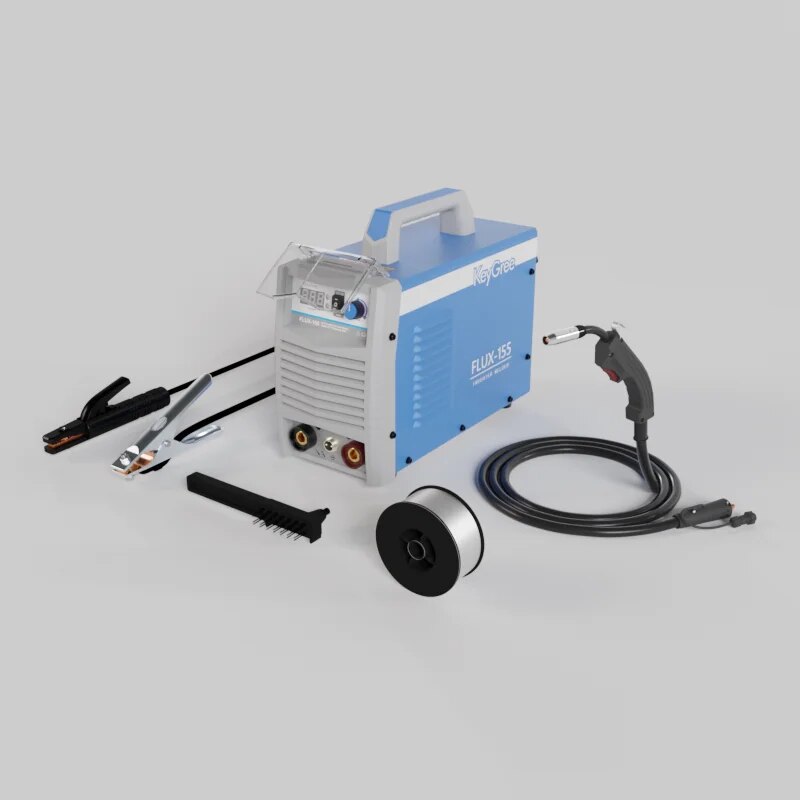 Keygree akı-155 Mig Mma asansör Tig 3 In1 Inverter kaynak makinası sinerjik tek fazlı akı çekirdek gaz ark kaynakçı olmadan - Görsel 2