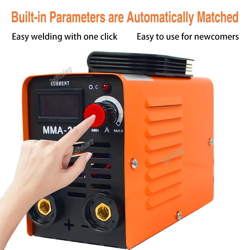 MMA-250 KAYNAK MAKINESİ invertör ark elektrikli kaynak makinesi KAYNAK MAKINESİ 20-alet saklama kutusu akım ayarlanabilir kaynakçıları ile