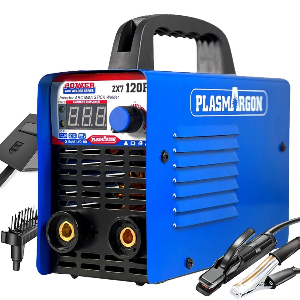 Plazmargon Inverter kaynak makinası zx7-120p iş makinesi IGBT MMA DC ark taşınabilir kaynakçı içi boş oymalı tasarım kaynakçı