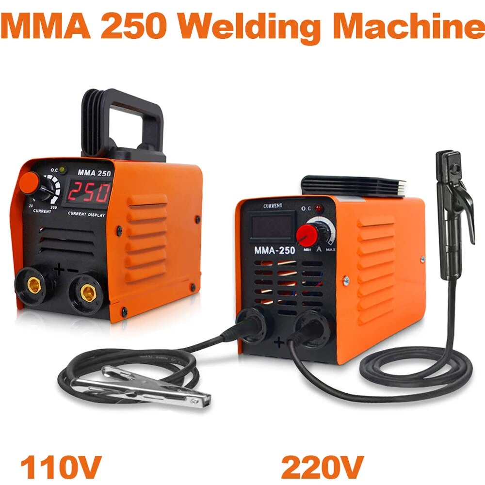 Taşınabilir ZX7 MMA MMA ark kaynak Inverter kaynak makinası 110V 220V Mini demir elektrikli kaynak ekipmanları araba tamir araçları
