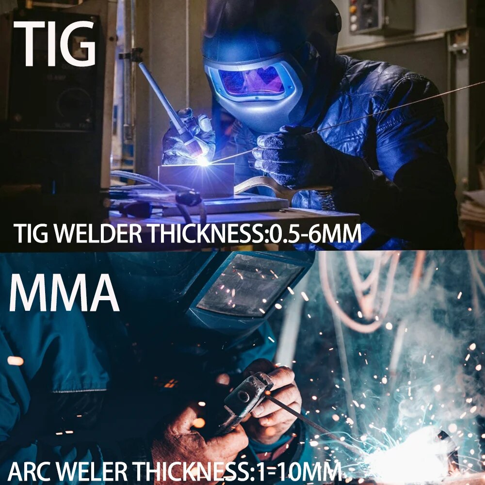 Tig KAYNAK MAKINESİ IGBT DC Inverter dijital kaynakçı makinesi MMA TIG kaynakçı yarı otomatik 2 in 1 elektrik Argon kaynak - Görsel 3