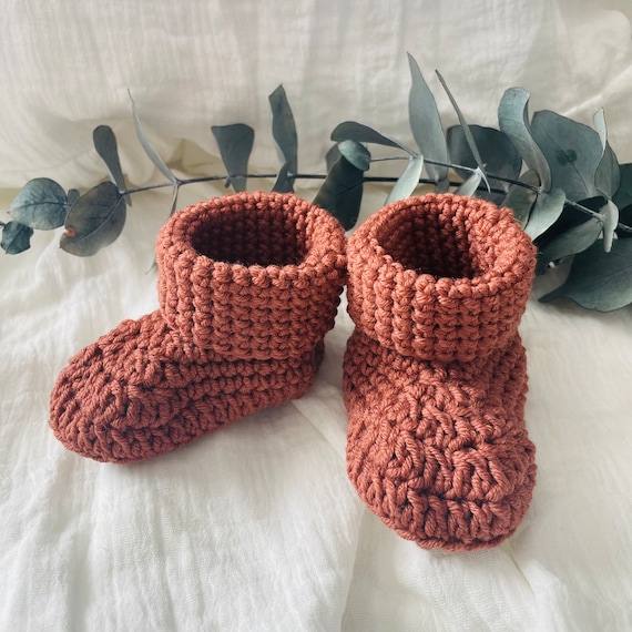 Crochet pattern I baby shoes I slippers I instructions - Görsel 4