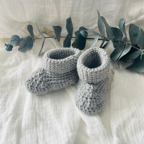 Crochet pattern I baby shoes I slippers I instructions - Görsel 2