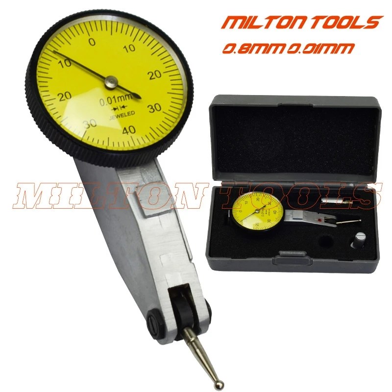 0-0.8mm 0.01mm seviye göstergesi ölçeği hassas metrik kırlangıç rayları arama testi göstergesi kadranlı gösterge ölçüm aracı