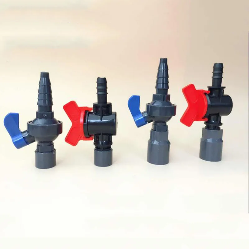 1/4 "UPVC örnekleme vanası Pagoda eklem hortumu akvaryum sulama endüstriyel su arıtma laboratuvarı su giriş valfi