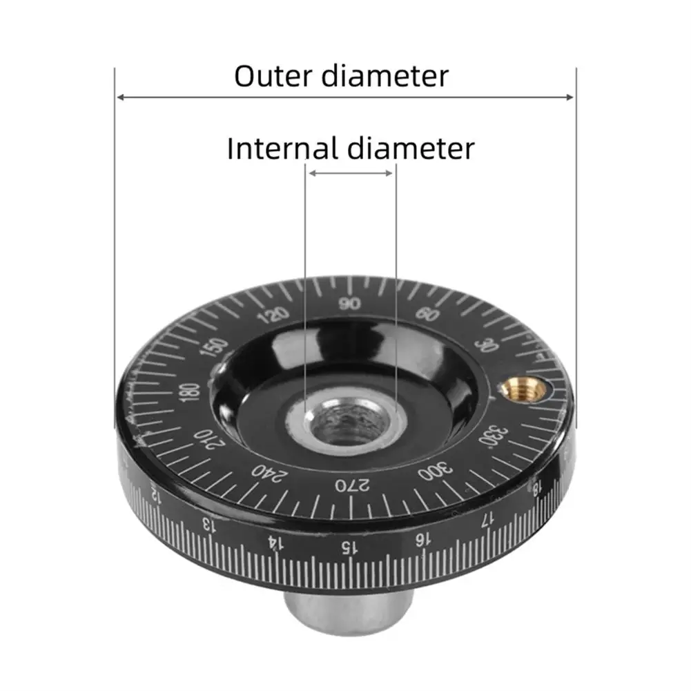 1 adet 10X6 3mm/8X6 3mm/10X80mm torna el çarkı mezun el çarkı ile açı ölçeği bakalit freze el çarkı mekanik parçalar