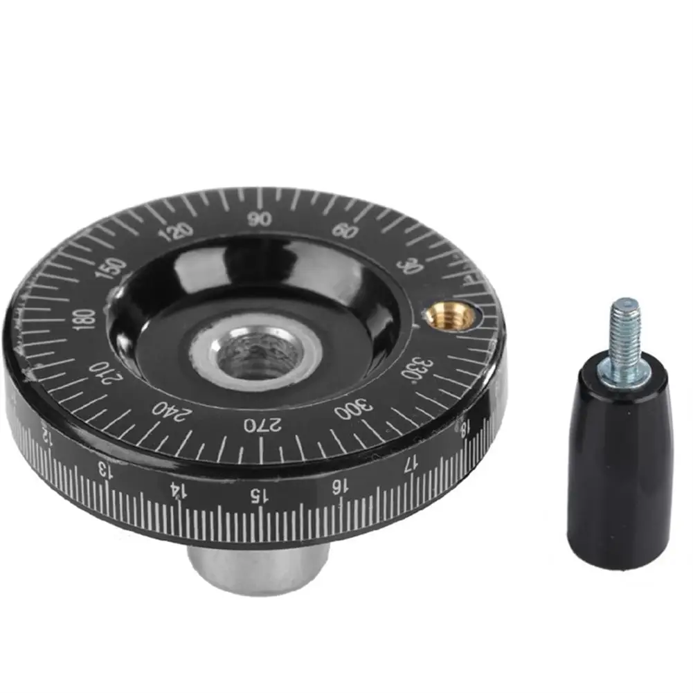1 adet 10X6 3mm/8X6 3mm/10X80mm torna el çarkı mezun el çarkı ile açı ölçeği bakalit freze el çarkı mekanik parçalar
