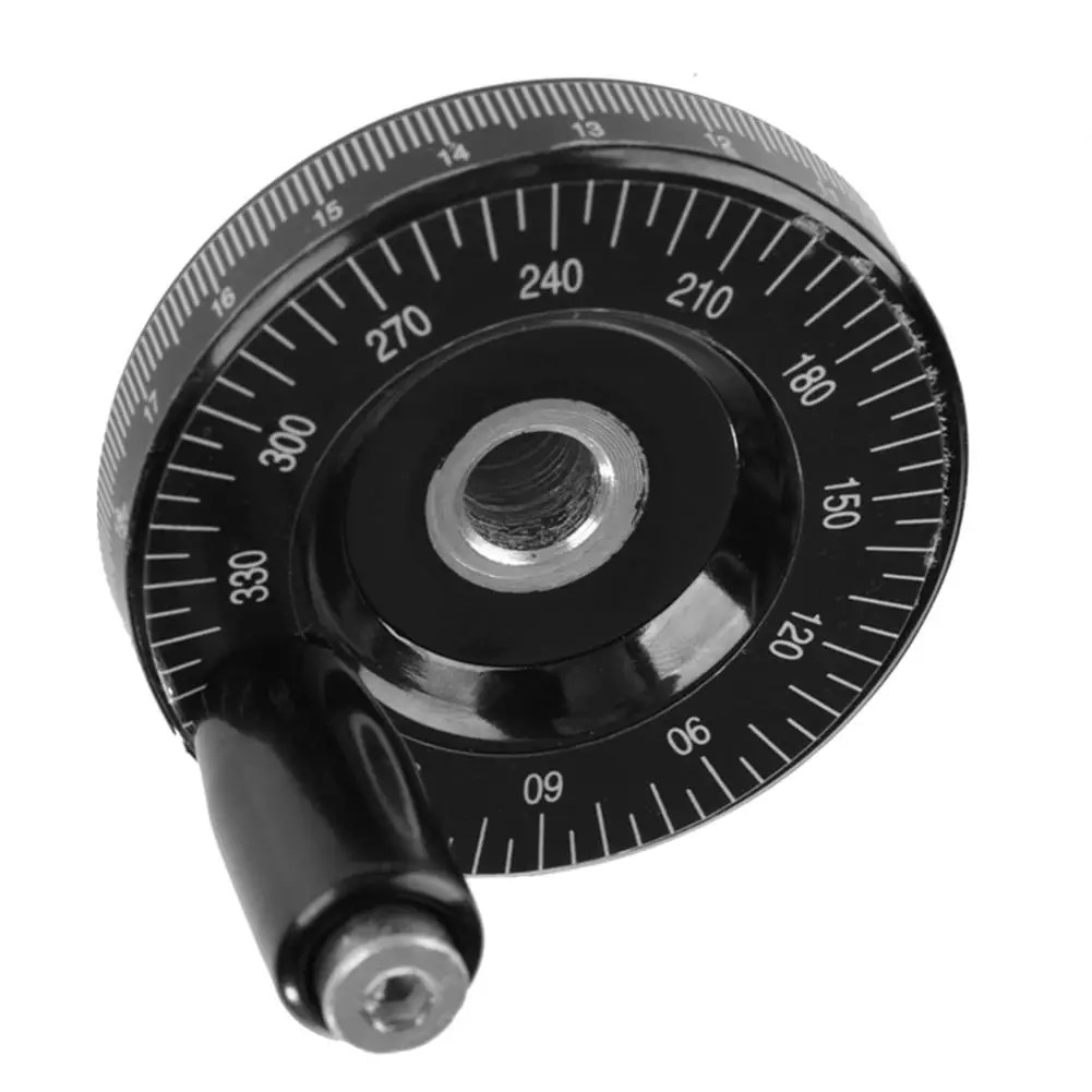 1 adet 10X6 3mm/8X6 3mm/10X80mm torna el çarkı mezun el çarkı ile açı ölçeği bakalit freze el çarkı mekanik parçalar - Görsel 5