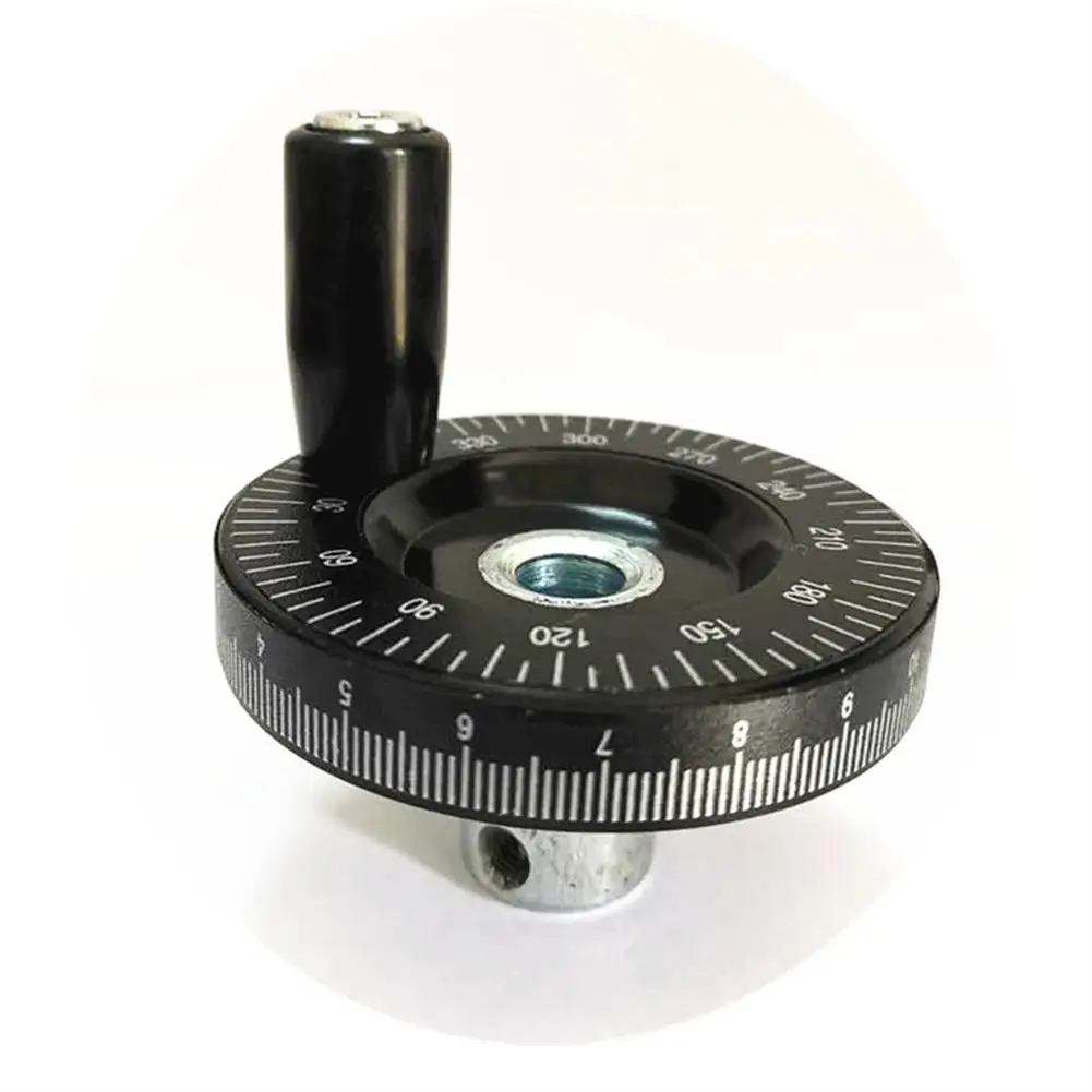 1 adet 10X6 3mm/8X6 3mm/10X80mm torna el çarkı mezun el çarkı ile açı ölçeği bakalit freze el çarkı mekanik parçalar
