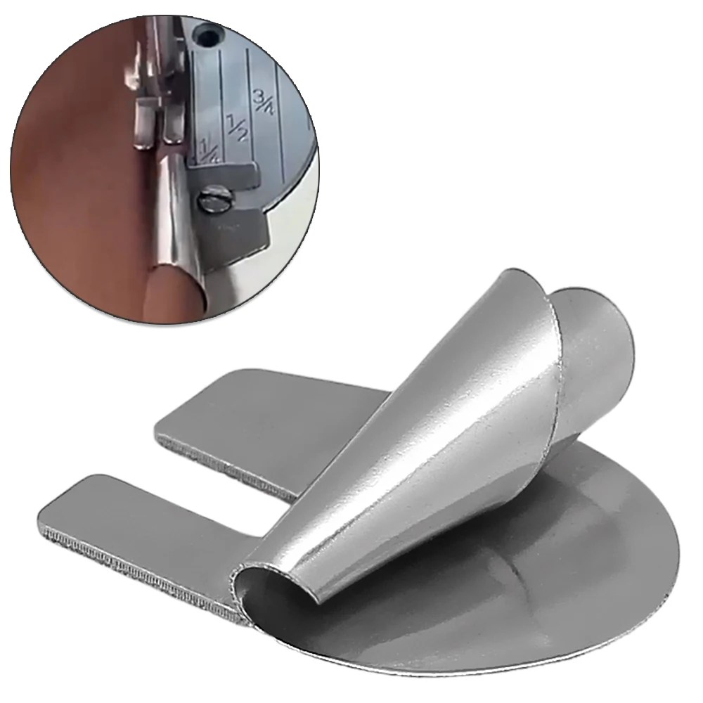 1 adet endüstriyel düz araba çekme tüp Spiral kenar rulo 3-10mm Hemming çektirme tüp ev eski DİKİŞ MAKİNESİ aksesuarları için