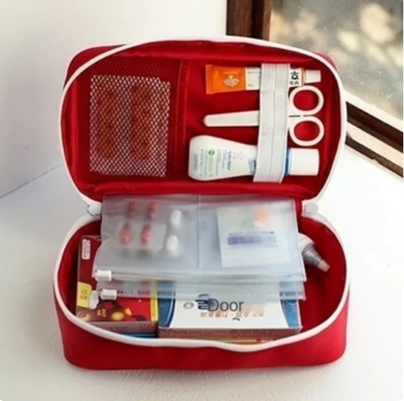 1 boş büyük ilk yardım kitleri taşınabilir açık Survival afet deprem acil çanta büyük kapasiteli ev/araba tıbbi paket