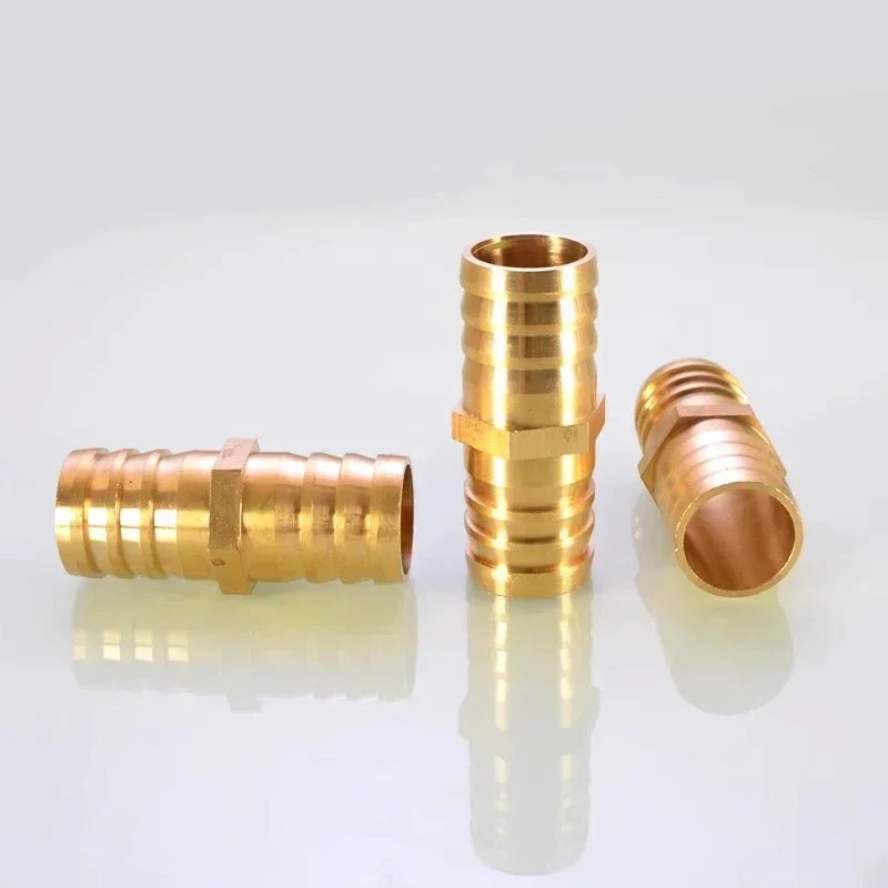10 adet bakır Pagoda su tüpü parçaları pirinç diken boru tesisat 2 3 4 yollu pirinç bağlayıcı için 6mm 8mm 10mm 12mm 16mm 19mm hortum