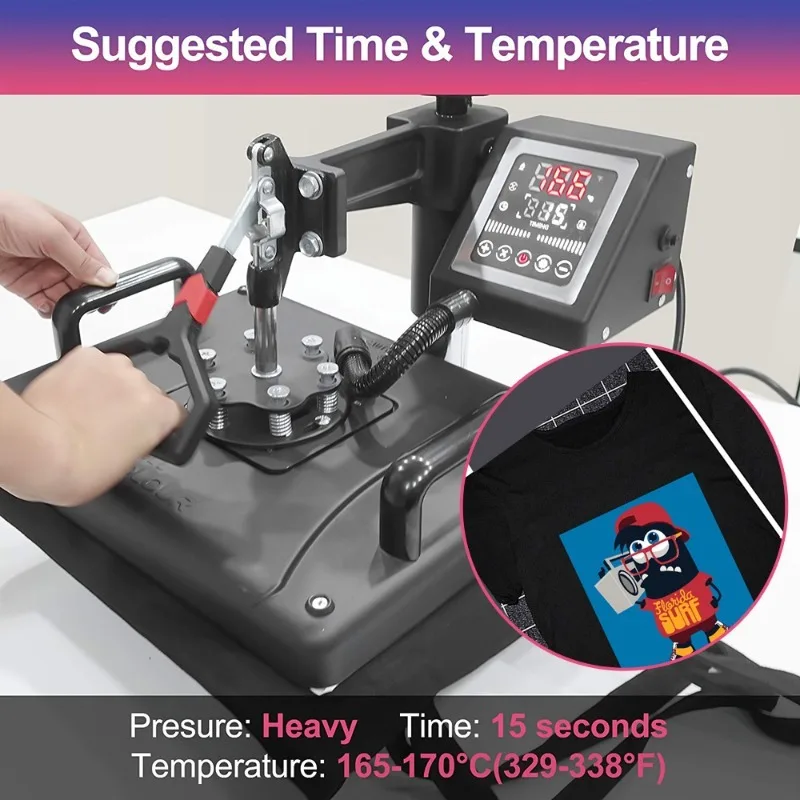 10 yaprak A4 kağıt süblimasyon ısı Transfer kağıdı baskı iyon kumaş giysi T-shirt mürekkep püskürtmeli yazıcı için DIY zanaat malzemeleri