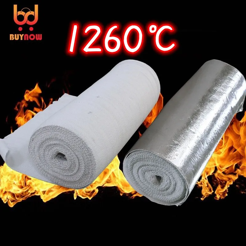 100x200cm boyutu yüksek sıcaklık ısı yalıtımlı bez seramik elyaf kumaş yangın perde elektrikli kaynak alev geciktirici bez