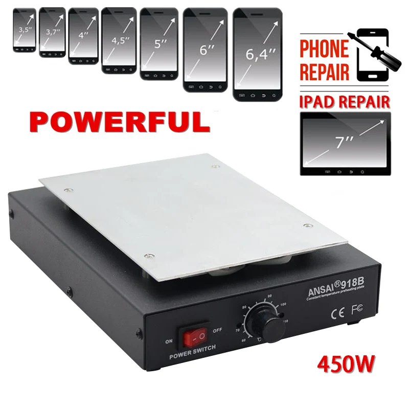 110V abd/220V ab LCD ekran ayırıcı isıtma platformu plaka cam kaldırma telefon tamir makinesi otomatik ısı pürüzsüz plaka istasyonu