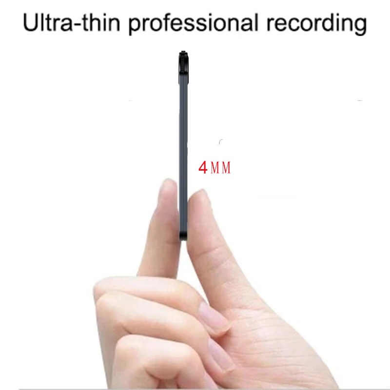 150 saat ultra-ince kart dijital ses kaydedici Oculta 32GB Mini aktif profesyonel ses kayıt mikro Flash sürücü kulaklık