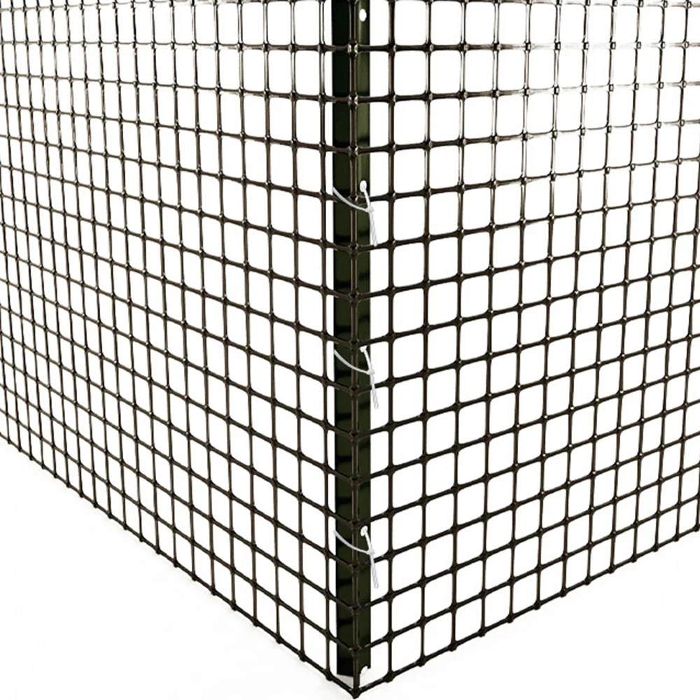 1x10m Pvc bahçe çit ağı netleştirme bitki destek ağları balkon bitkileri koruyucu çit için tel örgü kuş tavuk tel bahçe malzemeleri - Görsel 6