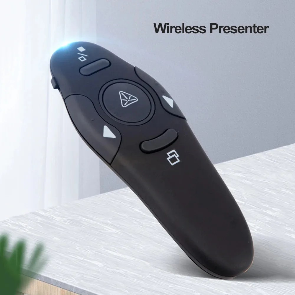 2.4GHz kablosuz USB Powerpoint sunum PPT çevirme kalem Pointer Teacher sunum öğretmen için kırmızı ışık uzaktan kumanda ile