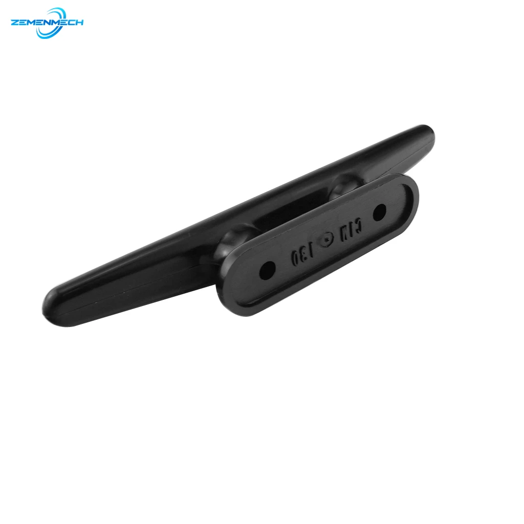 2 adet naylon plastik düşük düz Cleat açık baz Cleat 100mm 128mm tekne aksesuarları tekne yat güverte hattı halat kravat gemi kilidi