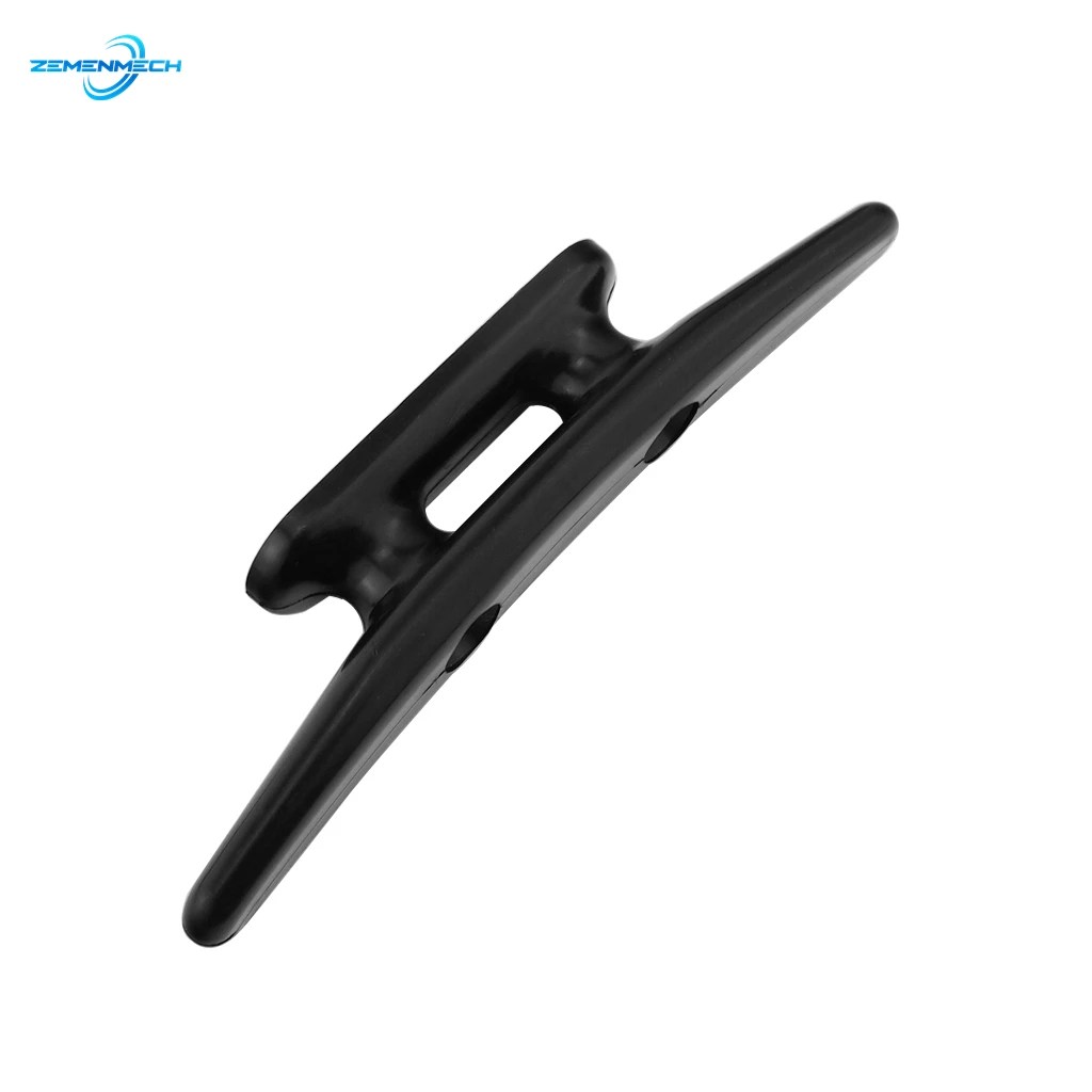 2 adet naylon plastik düşük düz Cleat açık baz Cleat 100mm 128mm tekne aksesuarları tekne yat güverte hattı halat kravat gemi kilidi - Görsel 4