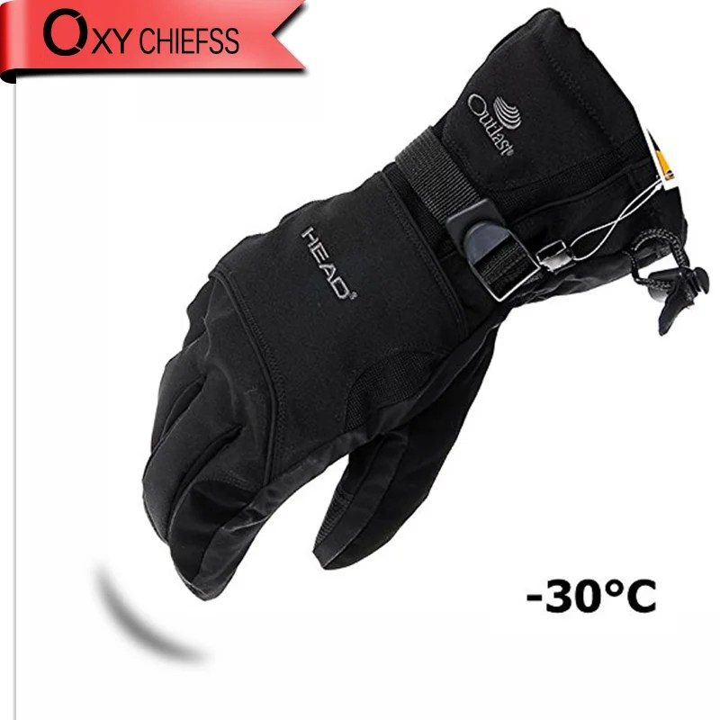 2017 yeni erkek kayak eldivenleri Snowboard eldiveni kar araci motosiklet sürme kış eldiven rüzgar geçirmez su geçirmez Unisex kar eldiven
