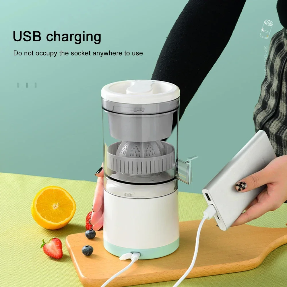 2024 taşınabilir USB turuncu sıkacağı şarj edilebilir çok fonksiyonlu ev suyu makine Mini sıkacağı fincan elektrikli sıkacakları kablosuz