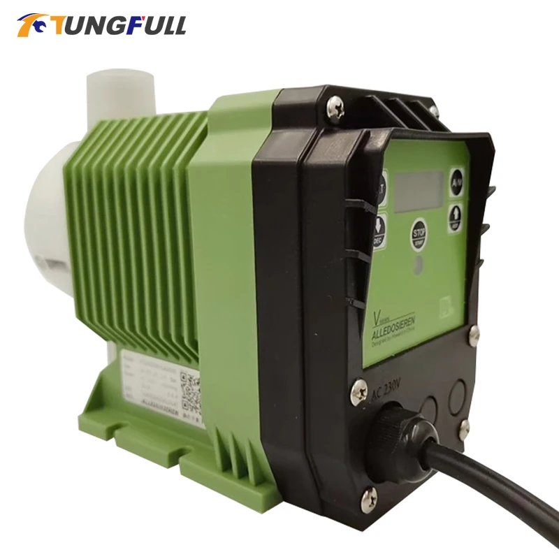 220V asit dozajlama pompası elektrik diyafram Meterinng pompa otomatik elektromanyetik mikro dozajlama ekipmanları kantitatif pompa