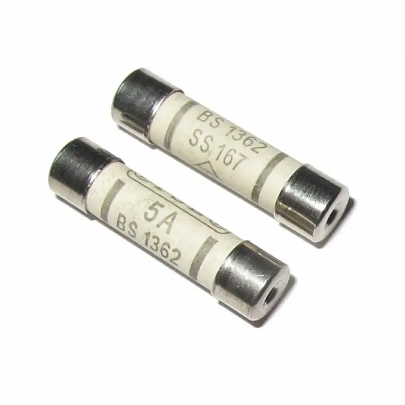 25 adet 3A/5A/10A/13A/20A ev sigorta fiş ev İngiliz güç kaynağı 13amp isyan seramik fiş sigorta
