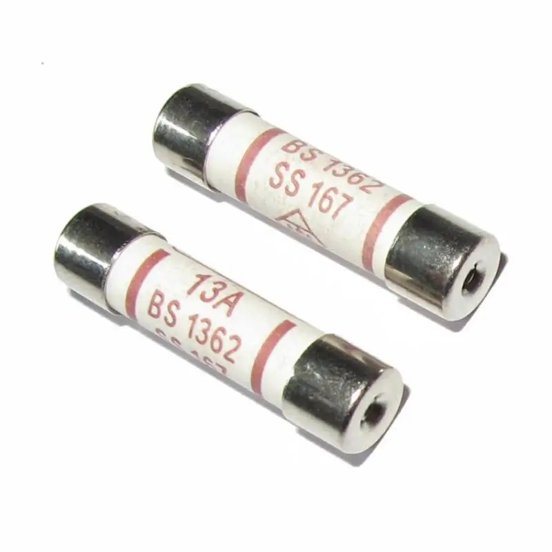 25 adet 3A/5A/10A/13A/20A ev sigorta fiş ev İngiliz güç kaynağı 13amp isyan seramik fiş sigorta - Görsel 4