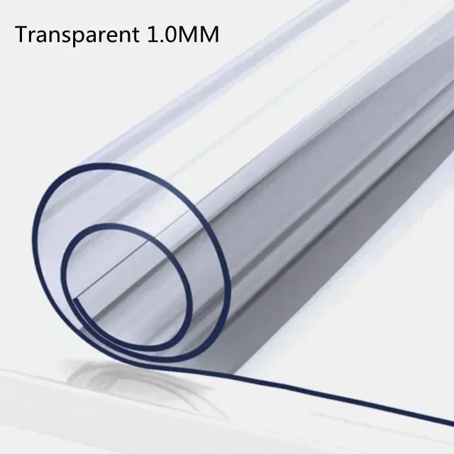 3.0mm yumuşak cam masa Mat PVC şeffaf masa örtüsü su geçirmez dikdörtgen masa örtüsü ped mutfak yağı-Proof masa Mat