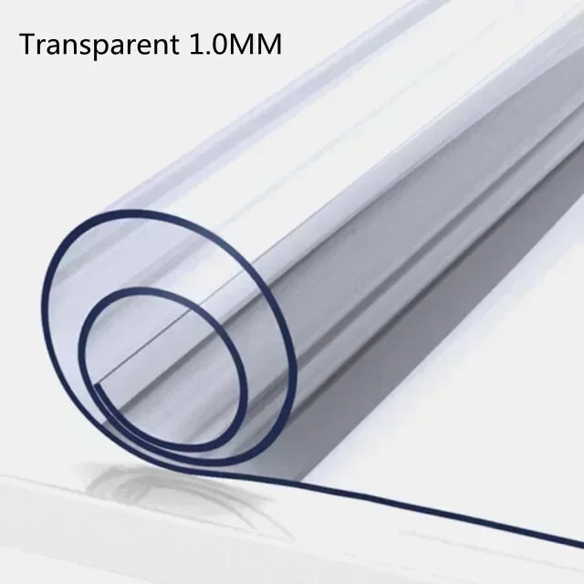 3.0mm yumuşak cam masa Mat PVC şeffaf masa örtüsü su geçirmez dikdörtgen masa örtüsü ped mutfak yağı-Proof masa Mat - Görsel 13
