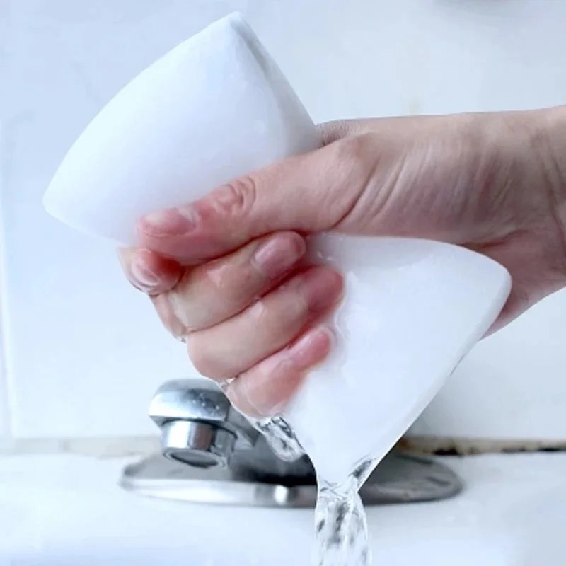 30/50/100 adet melamin sünger sihirli sünger silgi mutfak ofis banyo melamin ev Nano temizleyici temizlik sünger 10x6x2cm - Görsel 4