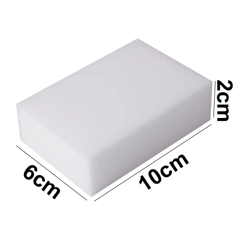 30/50/100 adet melamin sünger sihirli sünger silgi mutfak ofis banyo melamin ev Nano temizleyici temizlik sünger 10x6x2cm - Görsel 6