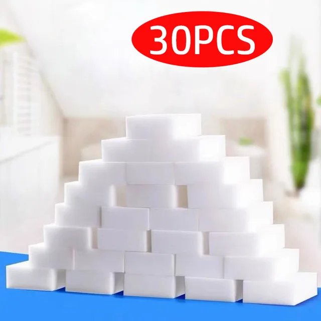 30/50/100 adet melamin sünger sihirli sünger silgi mutfak ofis banyo melamin ev Nano temizleyici temizlik sünger 10x6x2cm