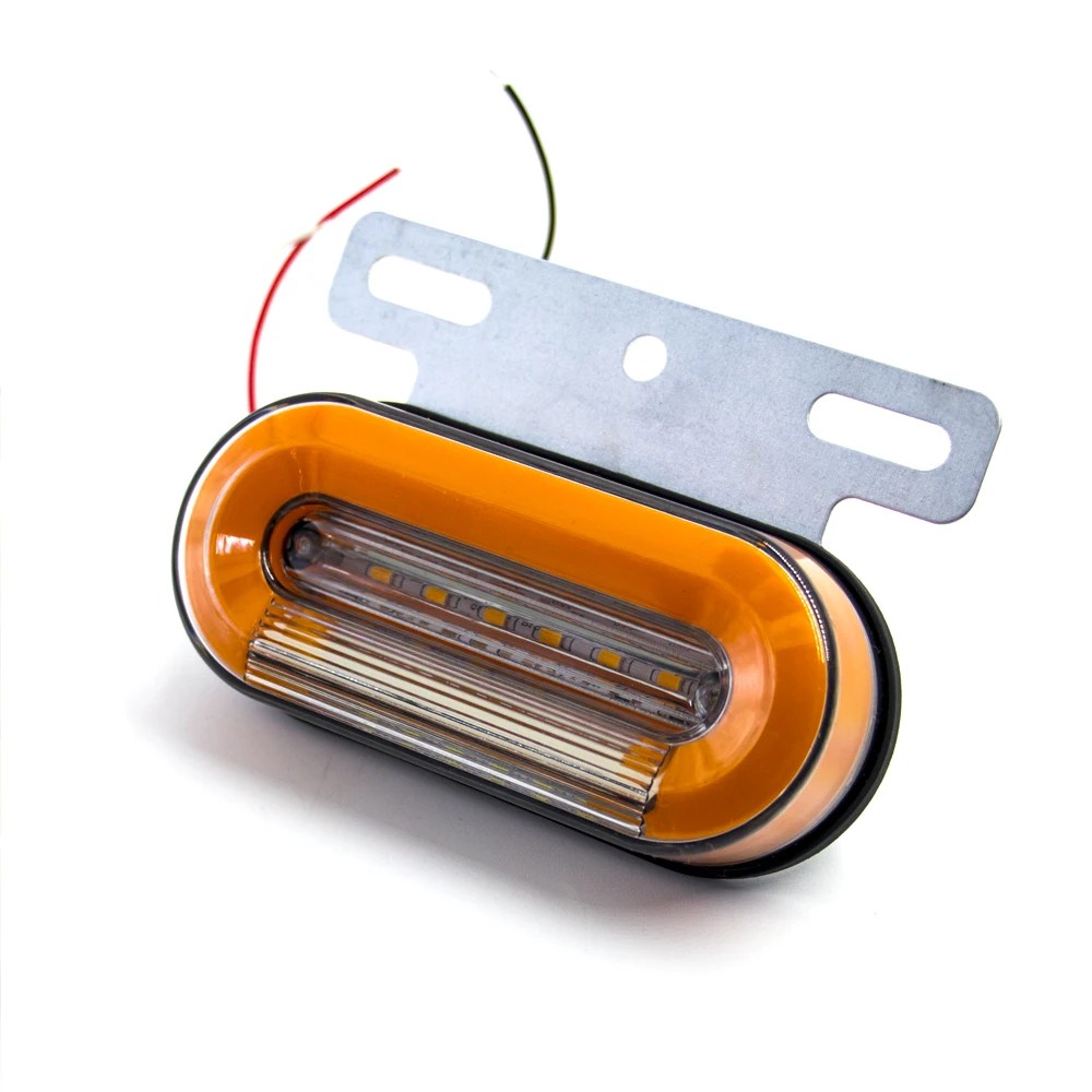 4/8 adet 12V 24V 24 led kamyon yan ikaz lambaları araba dış ışıkları sinyal gösterge lambası uyarı kuyruk hafif römork kamyon - Görsel 4