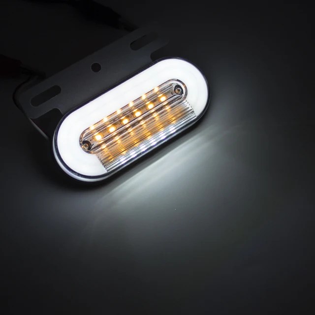 4/8 adet 12V 24V 24 led kamyon yan ikaz lambaları araba dış ışıkları sinyal gösterge lambası uyarı kuyruk hafif römork kamyon - Görsel 14