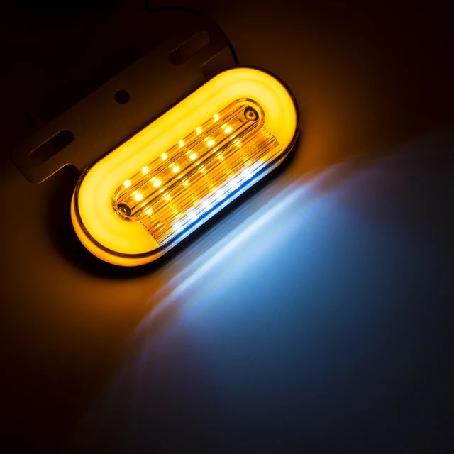 4/8 adet 12V 24V 24 led kamyon yan ikaz lambaları araba dış ışıkları sinyal gösterge lambası uyarı kuyruk hafif römork kamyon - Görsel 10
