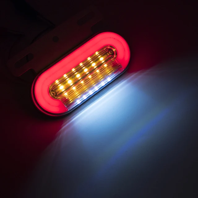 4/8 adet 12V 24V 24 led kamyon yan ikaz lambaları araba dış ışıkları sinyal gösterge lambası uyarı kuyruk hafif römork kamyon