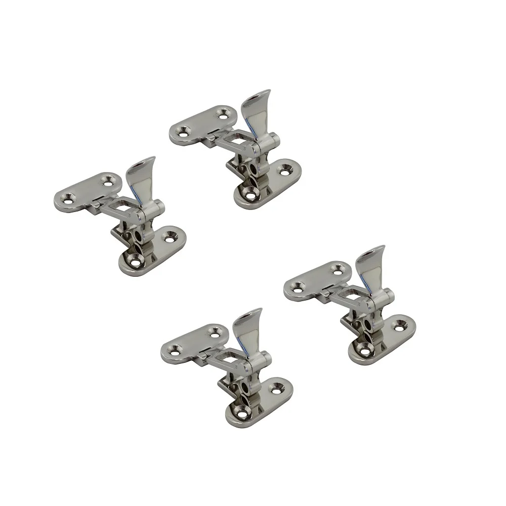 4 adet 316 paslanmaz çelik tekne güverte mandalı 110mm ağır döner Hasp soyunma Hatch bağlantı elemanları yat donanım parçaları