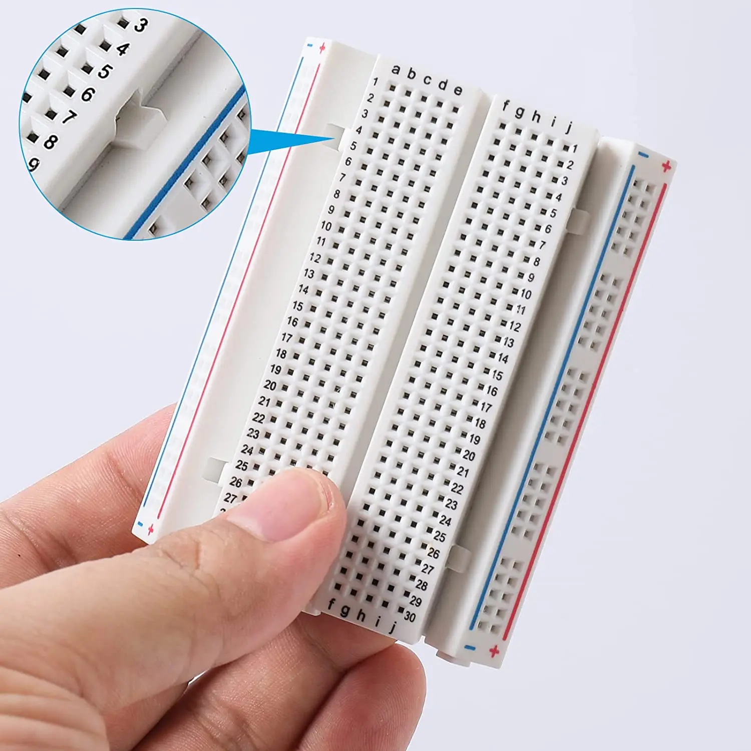 400 830 kravat noktaları lehimsiz PCB Breadboard elektrik panosu Mini Test Protoboard DIY ekmek tahtası  otobüs testi için devre - Görsel 3