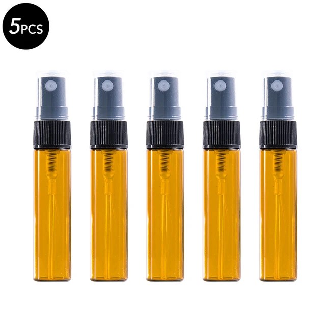 5/10 adet 2ml 3ml 5ml 10ml Mini taşınabilir parfüm şişe sprey doldurulabilir kozmetik örnek cam şişeleme boş konteyner - Görsel 24