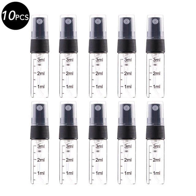 5/10 adet 2ml 3ml 5ml 10ml Mini taşınabilir parfüm şişe sprey doldurulabilir kozmetik örnek cam şişeleme boş konteyner - Görsel 9