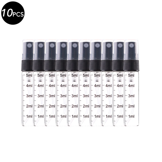 5/10 adet 2ml 3ml 5ml 10ml Mini taşınabilir parfüm şişe sprey doldurulabilir kozmetik örnek cam şişeleme boş konteyner