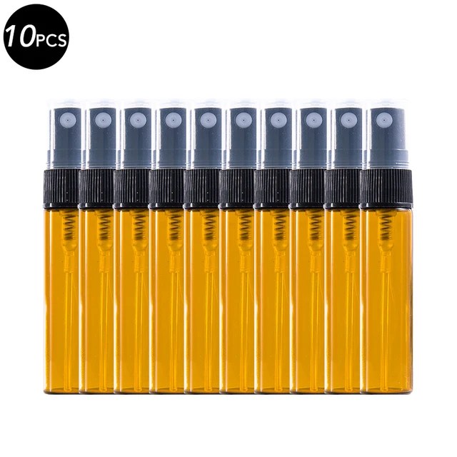 5/10 adet 2ml 3ml 5ml 10ml Mini taşınabilir parfüm şişe sprey doldurulabilir kozmetik örnek cam şişeleme boş konteyner - Görsel 17