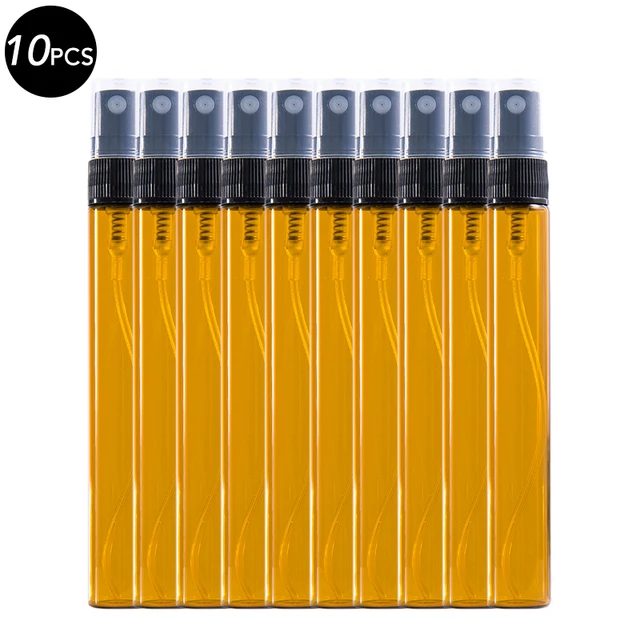 5/10 adet 2ml 3ml 5ml 10ml Mini taşınabilir parfüm şişe sprey doldurulabilir kozmetik örnek cam şişeleme boş konteyner