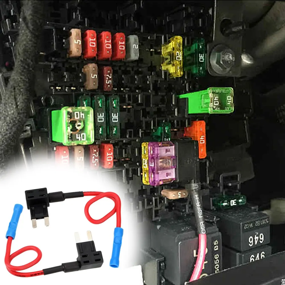 5 adet Add-a-Circuit adaptörü APM dokunun Mini Blade mikro 12V araba sigorta kutu tutucu otomatik Motri sigorta ATM adaptörü