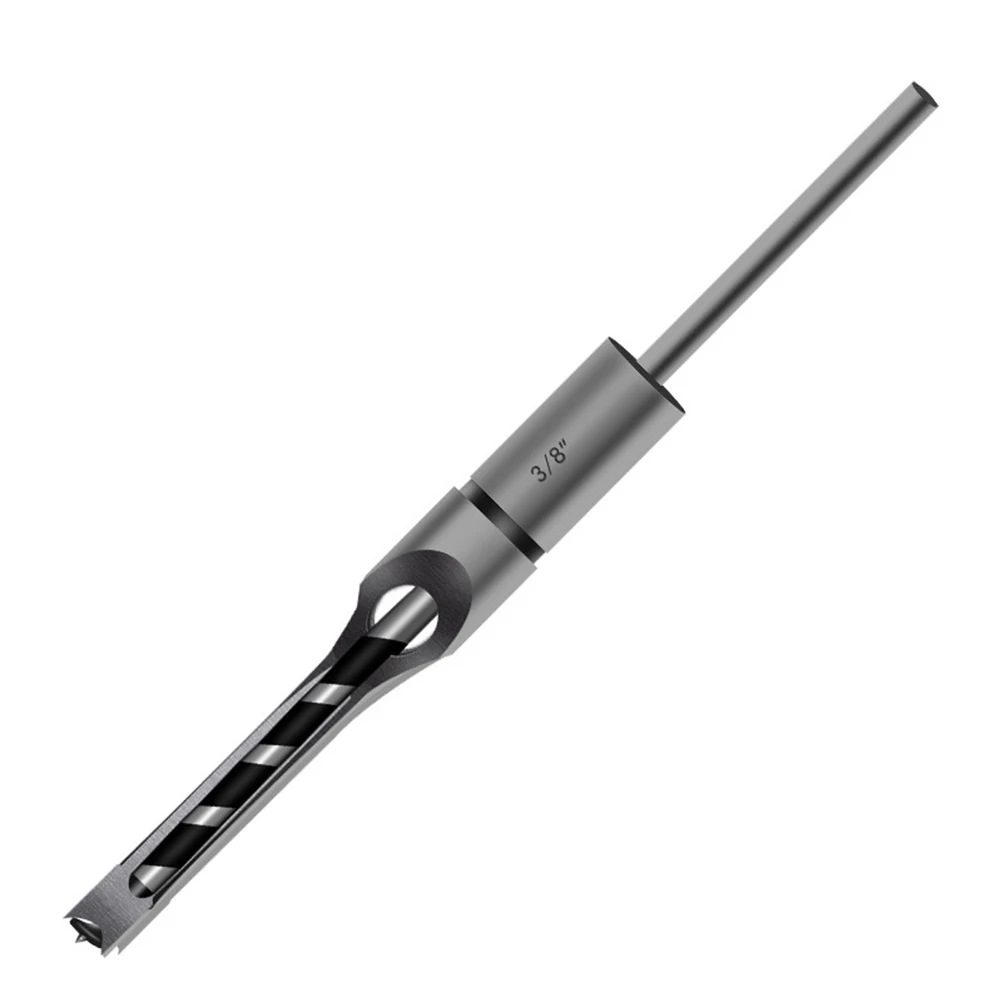 6.4 ~ 12.7mm HSS büküm matkap uçları ağaç İşleme matkap araçları kiti Set kare burgu Mortising keski matkap seti kare delik genişletilmiş testere