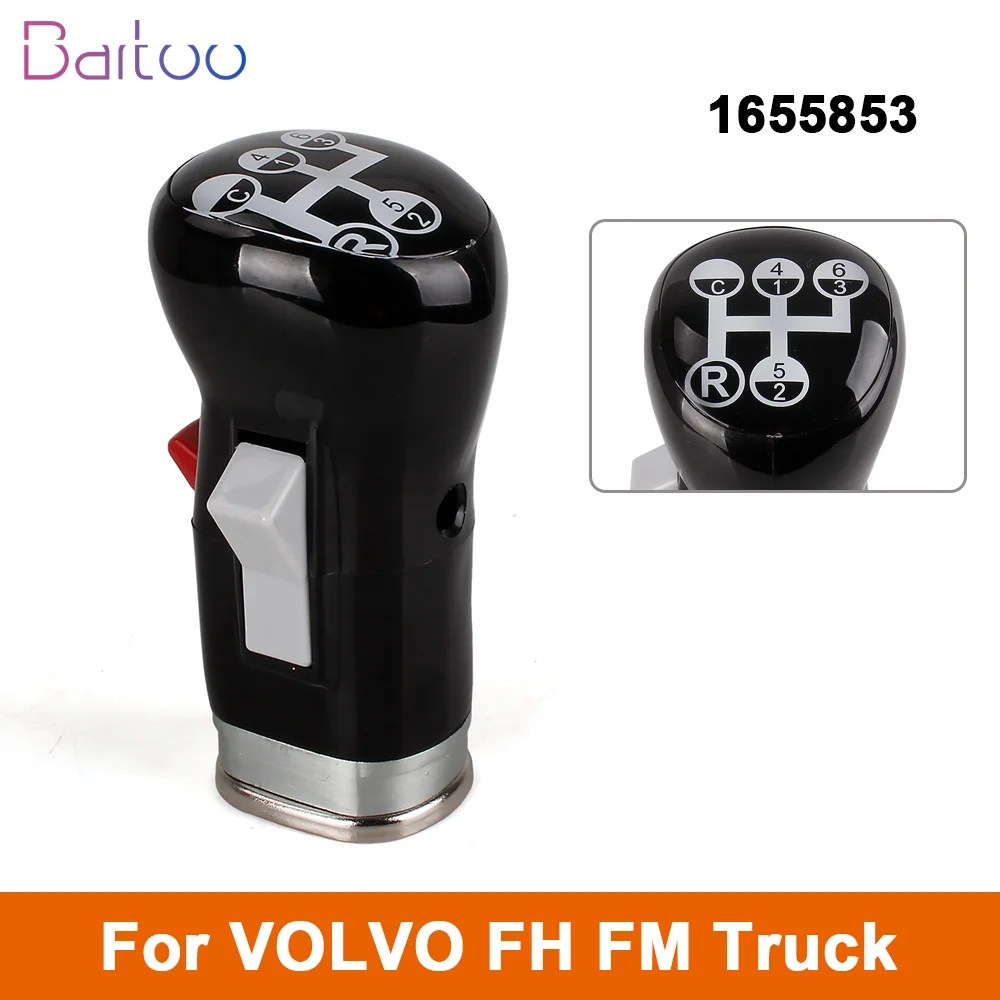 6 hız + R + C vites kolu topuzu şanzıman Splicer anahtarı dişli çubuk kafası 1655853 VOLVO FH FM kamyon TS018 için