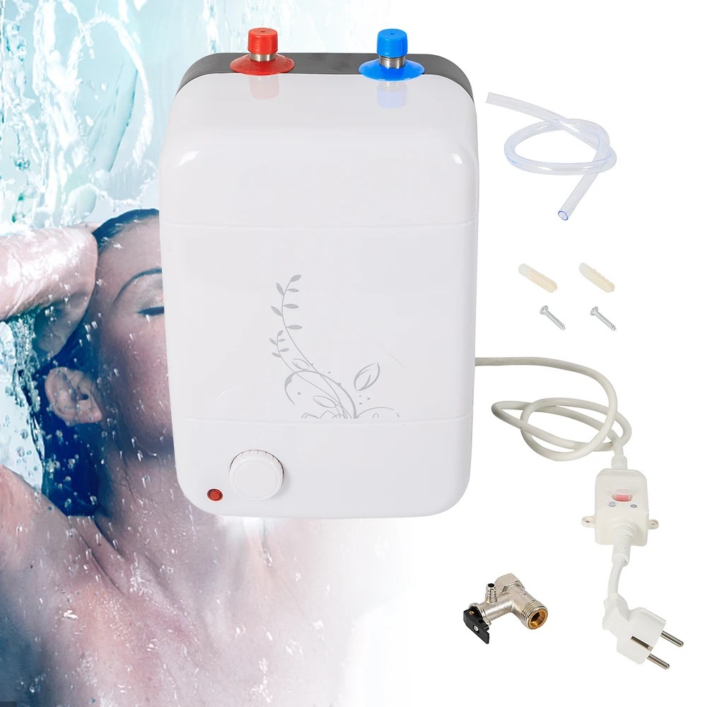 8L 1500W elektrik sıcak su depolama tankı SU ISITICI kazan mutfak lavabo altında - Görsel 2