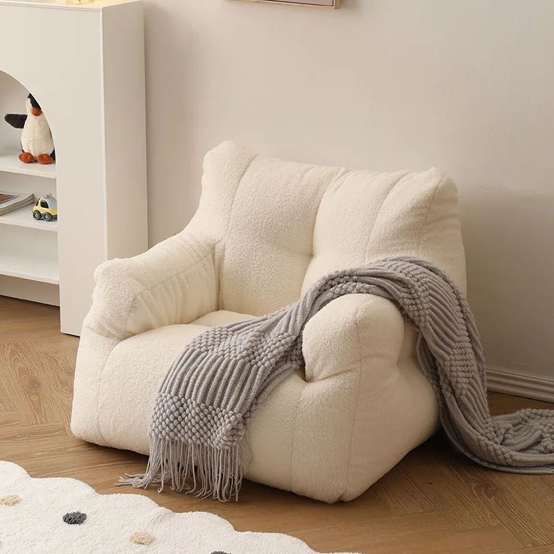 95x70x70cm büyük boy tek tembel kanepe tek ergonomik yumuşak rahat fasulye torbası kanepe tek Canape Salon yatak odası mobilyası